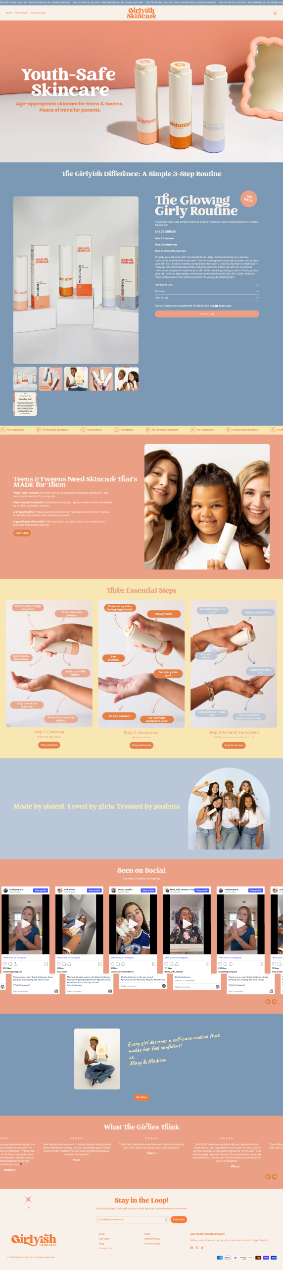 Custom WordPress website design example